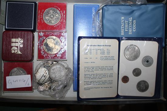 Quantity of pre 1947 coins and others